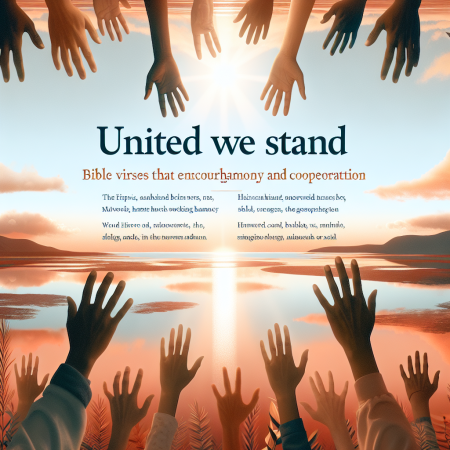 Bible verses about unity